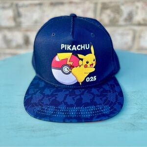 Pokemon Navy Pikachu Hat SnapBack